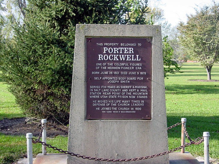 porter rockwell nauvoo property marker